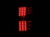 Anzo USA 311115 Tail Light Assembly; LED; Clear Lens; Black Housing; Pair; - Truck Part Superstore
