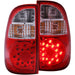 Anzo USA 311117 Tail Light Assembly; LED; Red/Clear Lens; Pair; - Truck Part Superstore