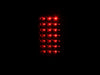 Anzo USA 311123 Tail Light Assembly; LED; Clear Lens; Black Housing; Pair; - Truck Part Superstore