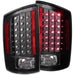 Anzo USA 311123 Tail Light Assembly; LED; Clear Lens; Black Housing; Pair; - Truck Part Superstore
