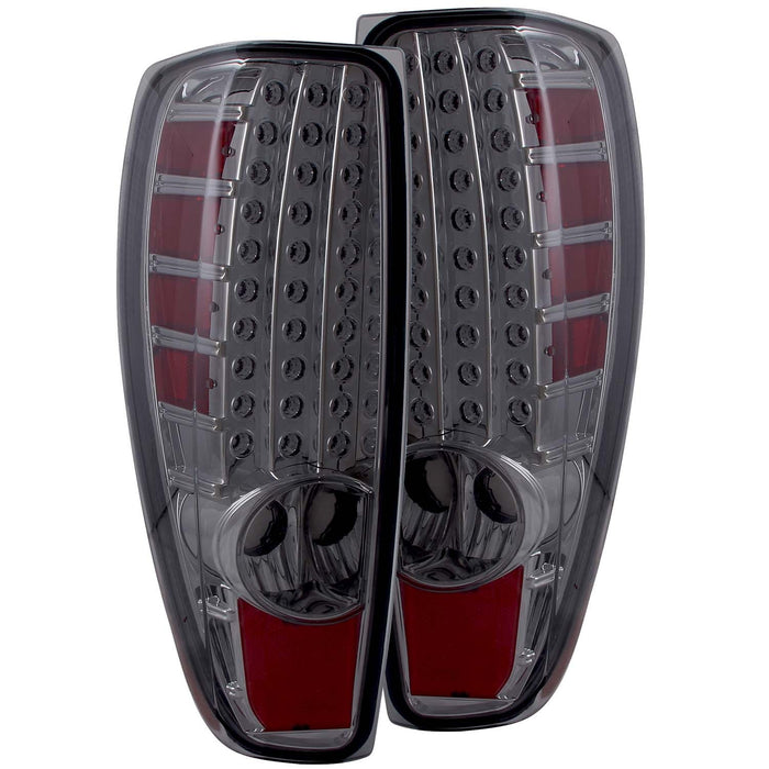 Anzo USA 311137 Tail Light Assembly; LED; Smoke Lens; Pair; - Truck Part Superstore