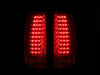 Anzo USA 311141 Tail Light Assembly; LED; Clear Lens; Chrome Housing; G4; Pair; - Truck Part Superstore