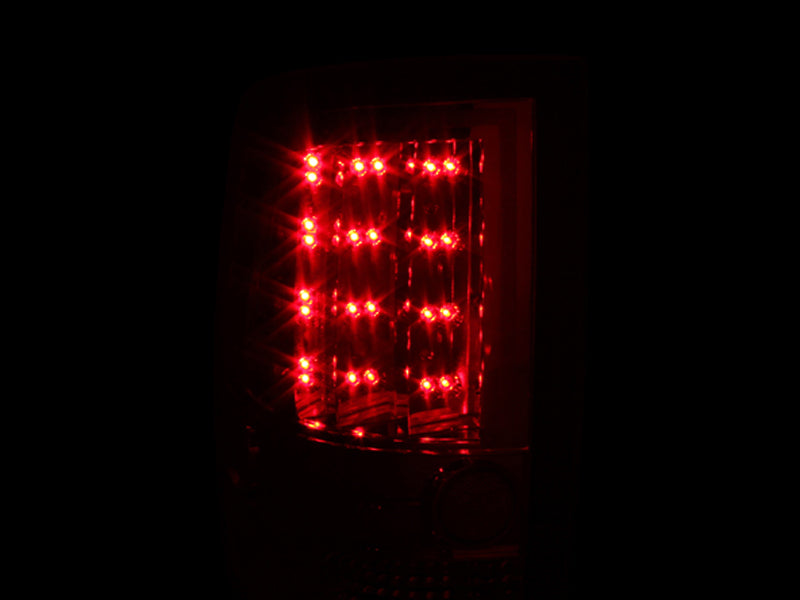 Anzo USA 311144 Tail Light Assembly; LED; Clear Lens; Black Housing; Pair; - Truck Part Superstore