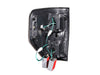 Anzo USA 311147 Tail Light Assembly; LED; Red/White; Clear Lens; Chrome Housing; Pair; - Truck Part Superstore