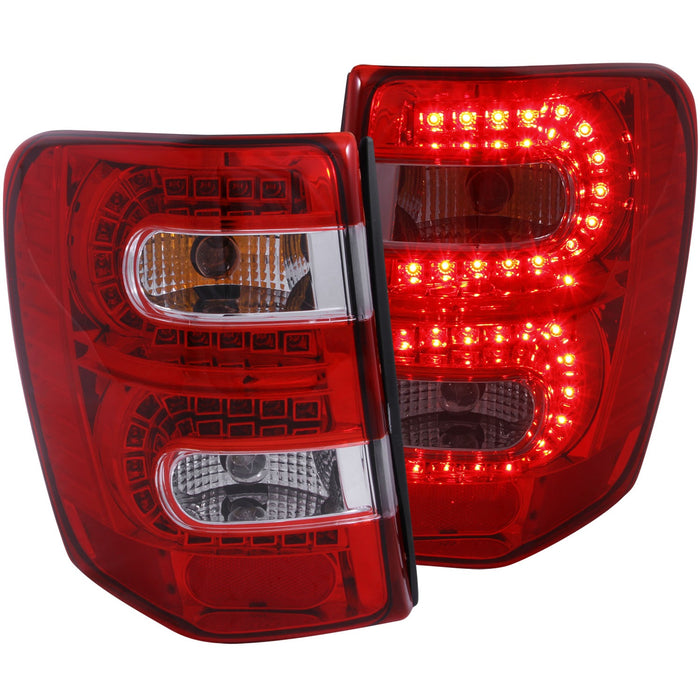 Anzo USA 311150 Tail Light Assembly; LED; Red/Clear Lens; Pair; - Truck Part Superstore