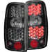 Anzo USA 311155 Tail Light Assembly; LED; Dark Smoke Lens; Black Housing; Pair; - Truck Part Superstore