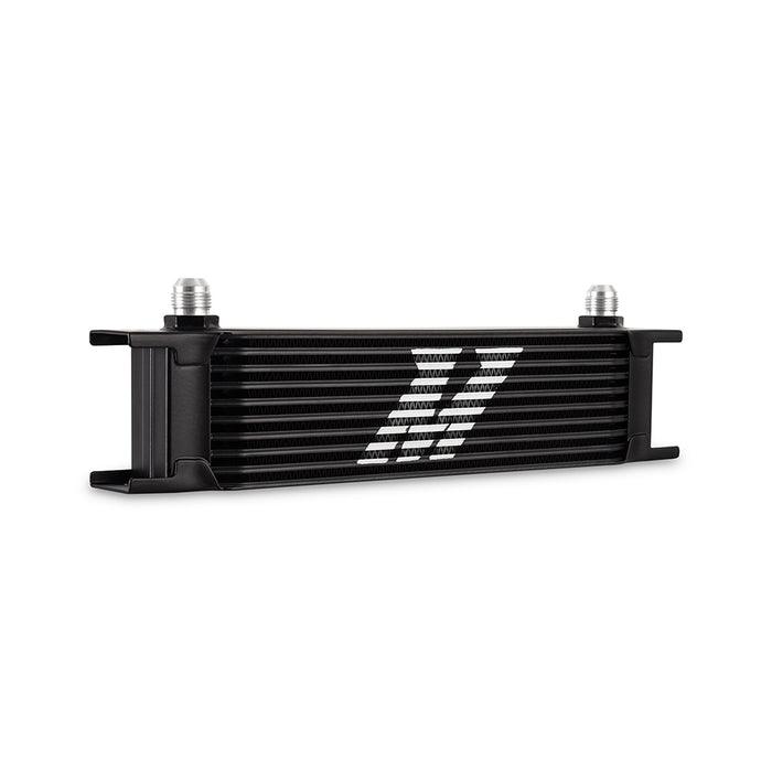Mishimoto MMOC-10-8BK Universal 10-Row Oil Cooler, -8AN, Black - Truck Part Superstore