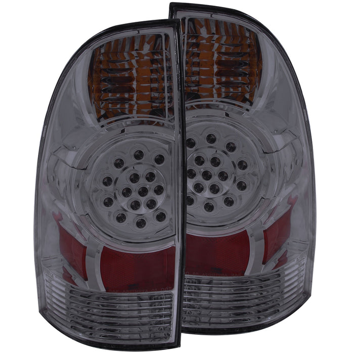 Anzo USA 311179 Tail Light Assembly; LED; Smoke Lens; Pair; - Truck Part Superstore