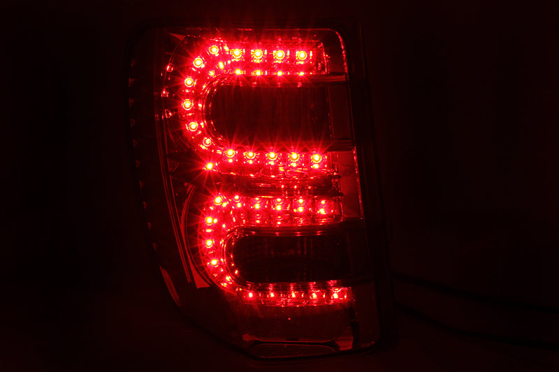 Anzo USA 311180 Tail Light Assembly; LED; Red/Smoke Lens; Red Reflector; Pair; - Truck Part Superstore