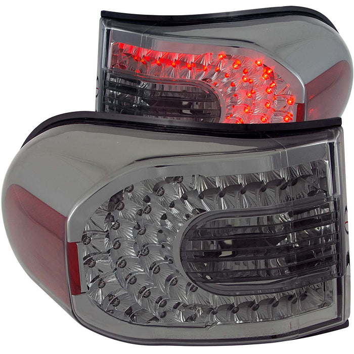 Anzo USA 311184 Tail Light Assembly; LED; Smoke Lens; Pair; - Truck Part Superstore