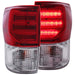 Anzo USA 311204 Tail Light Assembly; LED; Red/Clear Lens; G2; Pair; - Truck Part Superstore