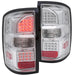 ANZO USA 311219 Tail Light Assembly; LED; Clear Lens; Chrome Housing; Pair; - Truck Part Superstore