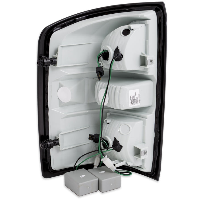 ANZO USA 311220 Tail Light Assembly; LED; Clear Lens; Black Housing; Pair; - Truck Part Superstore