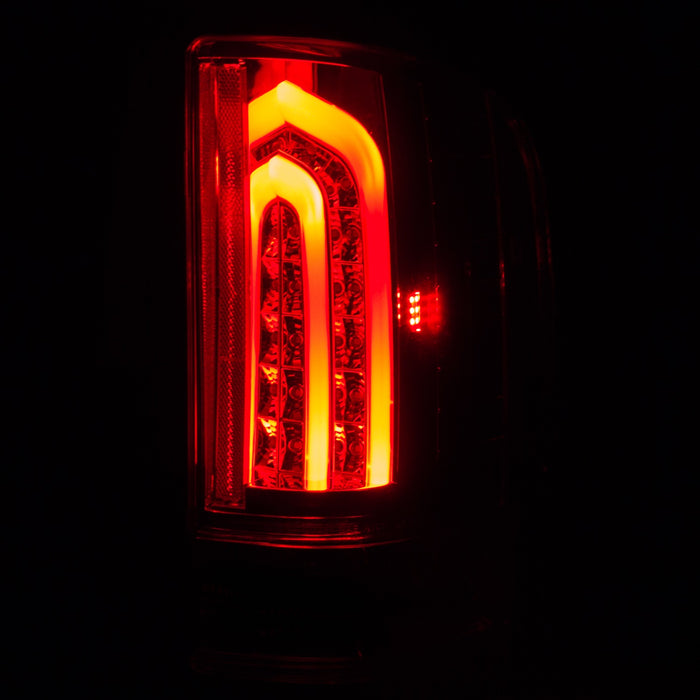 Anzo USA 311225 Tail Light Assembly; LED; Red/Clear Lens; G2; Pair; - Truck Part Superstore