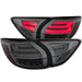 ANZO USA 311243 Tail Light Assembly; LED; Smoke Lens; Pair; - Truck Part Superstore