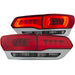 ANZO USA 311251 Tail Light Assembly; LED; Red/Smoke Lens; Chrome Housing; Pair; - Truck Part Superstore