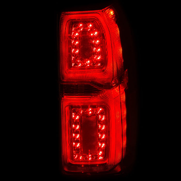 ANZO USA 311266 Tail Light Assembly; LED; Chrome; G2; Pair; - Truck Part Superstore