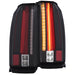 Anzo USA 311275 Tail Light Assembly; Clear Lens; Black Housing; Pair; w/LED; - Truck Part Superstore