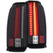 Anzo USA 311278 Tail Light Assembly; Clear Lens; Black Housing; Pair; w/LED; - Truck Part Superstore