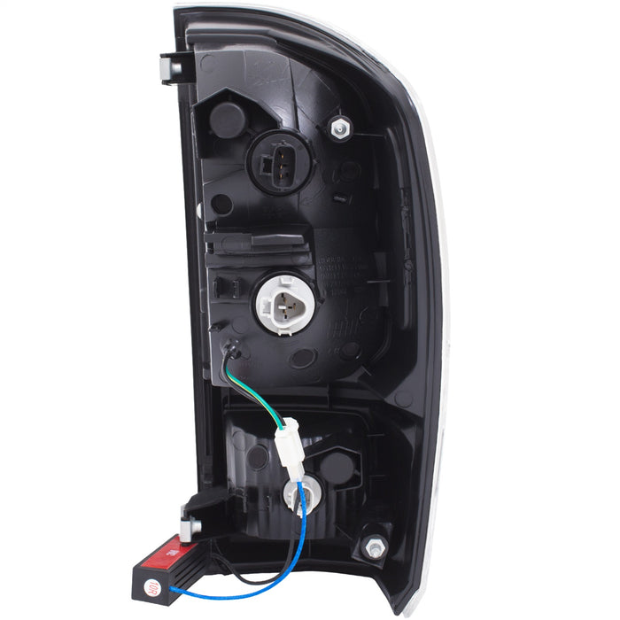 Anzo USA 311281 Tail Light Assembly; Clear Lens; Black Housing; Pair; - Truck Part Superstore