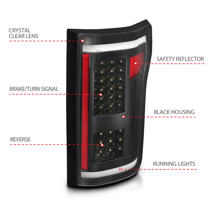 Anzo USA 311285 Tail Light Assembly - Truck Part Superstore