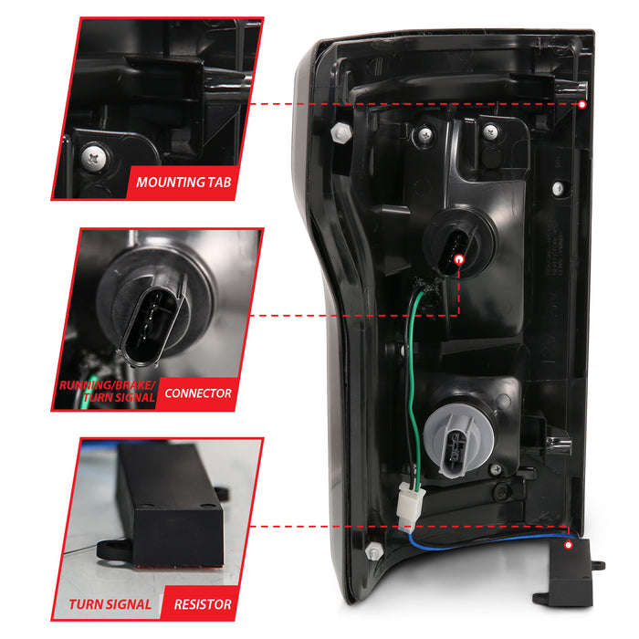 Anzo USA 311285 Tail Light Assembly - Truck Part Superstore