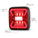 Anzo USA 311295 Tail Light Assembly; LED; Red/Clear Lens; Pair; - Truck Part Superstore