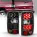 Anzo USA 311298 Tail Light Assembly; LED; Black/Clear Lens; Pair; - Truck Part Superstore