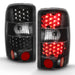 Anzo USA 311298 Tail Light Assembly; LED; Black/Clear Lens; Pair; - Truck Part Superstore