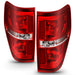 Anzo USA 311299 Tail Light Assembly; Red/Clear Lens; w/o Bulb; Pair; - Truck Part Superstore
