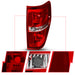 Anzo USA 311299 Tail Light Assembly; Red/Clear Lens; w/o Bulb; Pair; - Truck Part Superstore