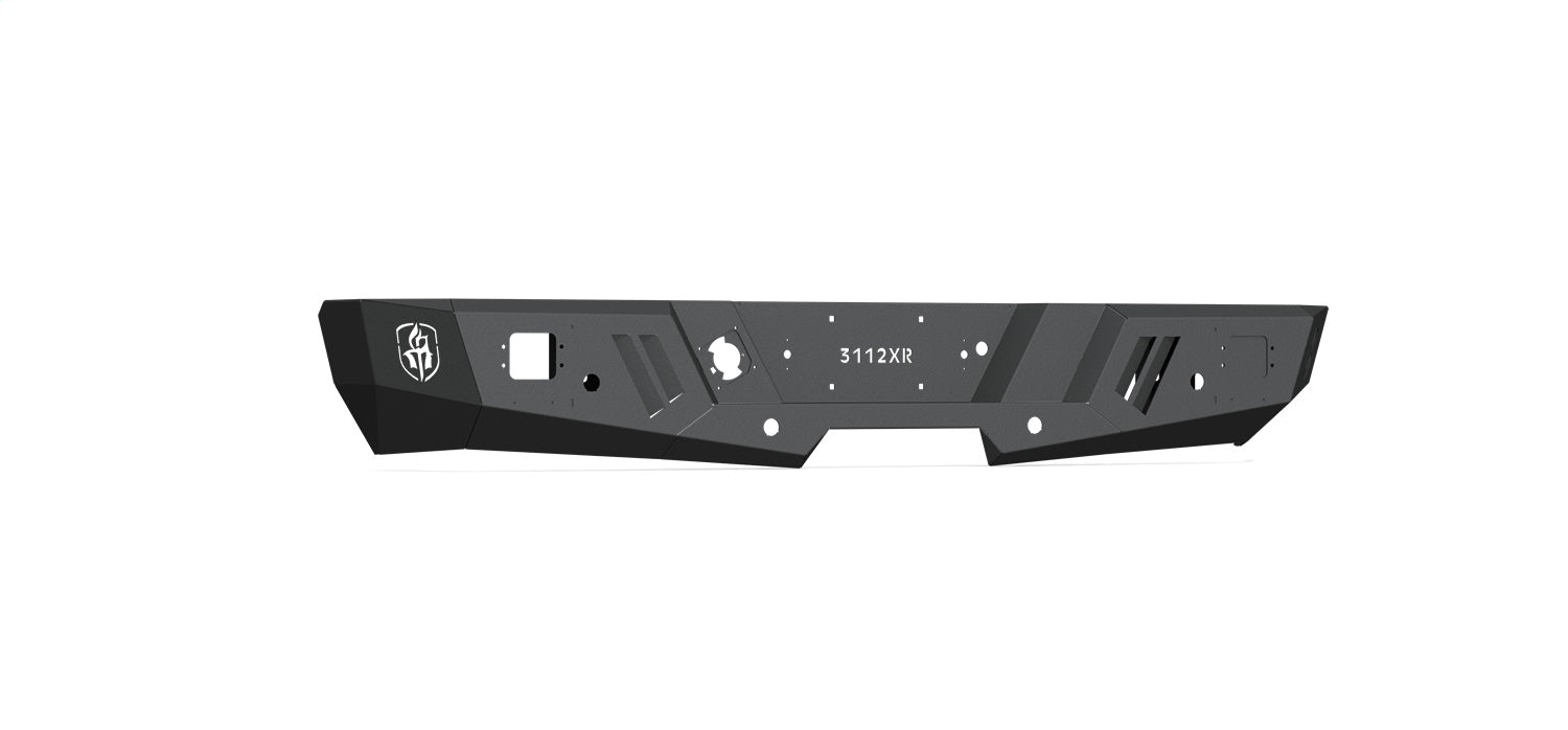 Road Armor 3112XR0B Spartan Non-Winch Rear Bumper; Steel; Satin Black; - Truck Part Superstore
