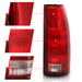 Anzo USA 311300 Tail Light Assembly; Red/Clear Lens; w/Circuit Board; OE Replacement; - Truck Part Superstore