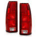 Anzo USA 311301 Tail Light Assembly; Red/Clear Lens; OE Replacement; - Truck Part Superstore