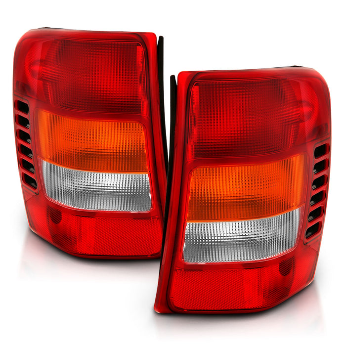 Anzo USA 311308 Tail Light Assembly; Red/Clear Lens; OE Replacement; - Truck Part Superstore