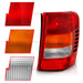 Anzo USA 311308 Tail Light Assembly; Red/Clear Lens; OE Replacement; - Truck Part Superstore