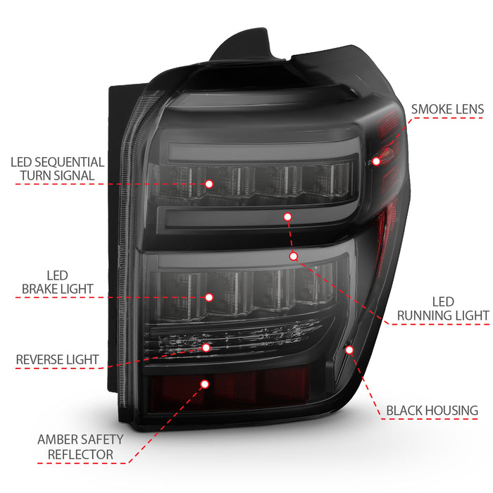 Anzo USA 311312 Tail Light Assembly - Truck Part Superstore