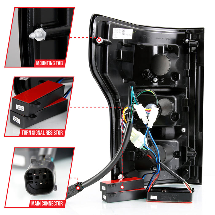 Anzo USA 311314 Tail Light Assembly - Truck Part Superstore