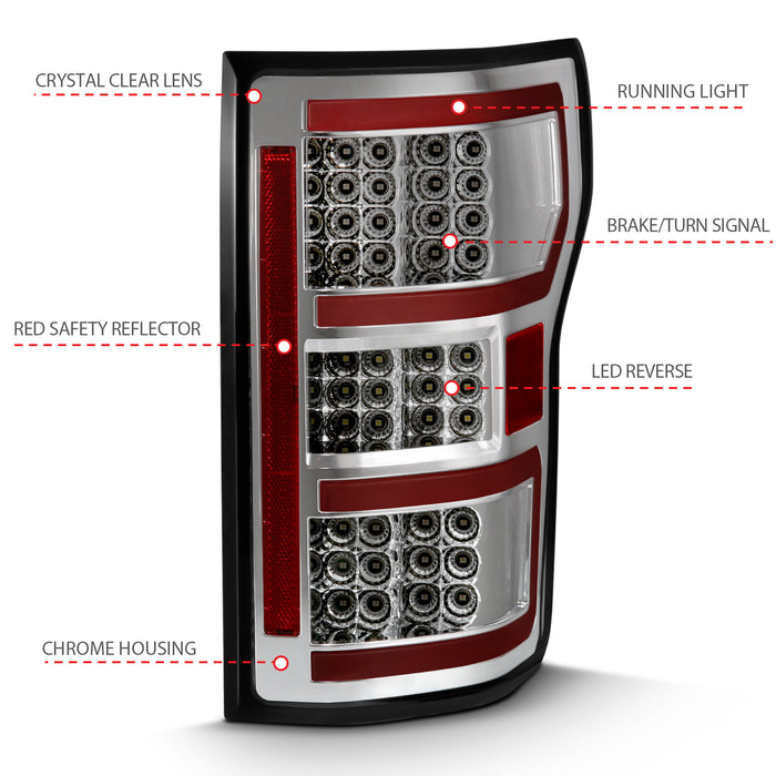 Anzo USA 311316 Tail Light Assembly - Truck Part Superstore