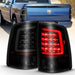 Anzo USA 311319 Tail Light Assembly; LED; Smoke Lens; Black Housing; w/Plank Style Design; Pair; - Truck Part Superstore