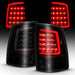 Anzo USA 311319 Tail Light Assembly; LED; Smoke Lens; Black Housing; w/Plank Style Design; Pair; - Truck Part Superstore