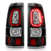 Anzo USA 311324 Tail Light Assembly; LED; Clear Lens; Black Housing; Pair; - Truck Part Superstore