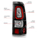 Anzo USA 311324 Tail Light Assembly; LED; Clear Lens; Black Housing; Pair; - Truck Part Superstore