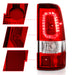 Anzo USA 311326 Tail Light Assembly; LED; Red/Clear Lens; Chrome Housing; Pair; - Truck Part Superstore