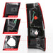 Anzo USA 311326 Tail Light Assembly; LED; Red/Clear Lens; Chrome Housing; Pair; - Truck Part Superstore