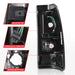 Anzo USA 311327 Tail Light Assembly; LED; Clear Lens; Black Housing; Pair; - Truck Part Superstore