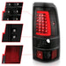Anzo USA 311330 Tail Light Assembly; LED; Clear Lens; Black; Pair; - Truck Part Superstore