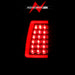 Anzo USA 311330 Tail Light Assembly; LED; Clear Lens; Black; Pair; - Truck Part Superstore