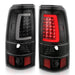 Anzo USA 311330 Tail Light Assembly; LED; Clear Lens; Black; Pair; - Truck Part Superstore