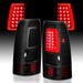 Anzo USA 311331 Tail Light Assembly; LED; Smoke Lens; Black; Pair; - Truck Part Superstore